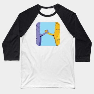 Secret Handshake Baseball T-Shirt